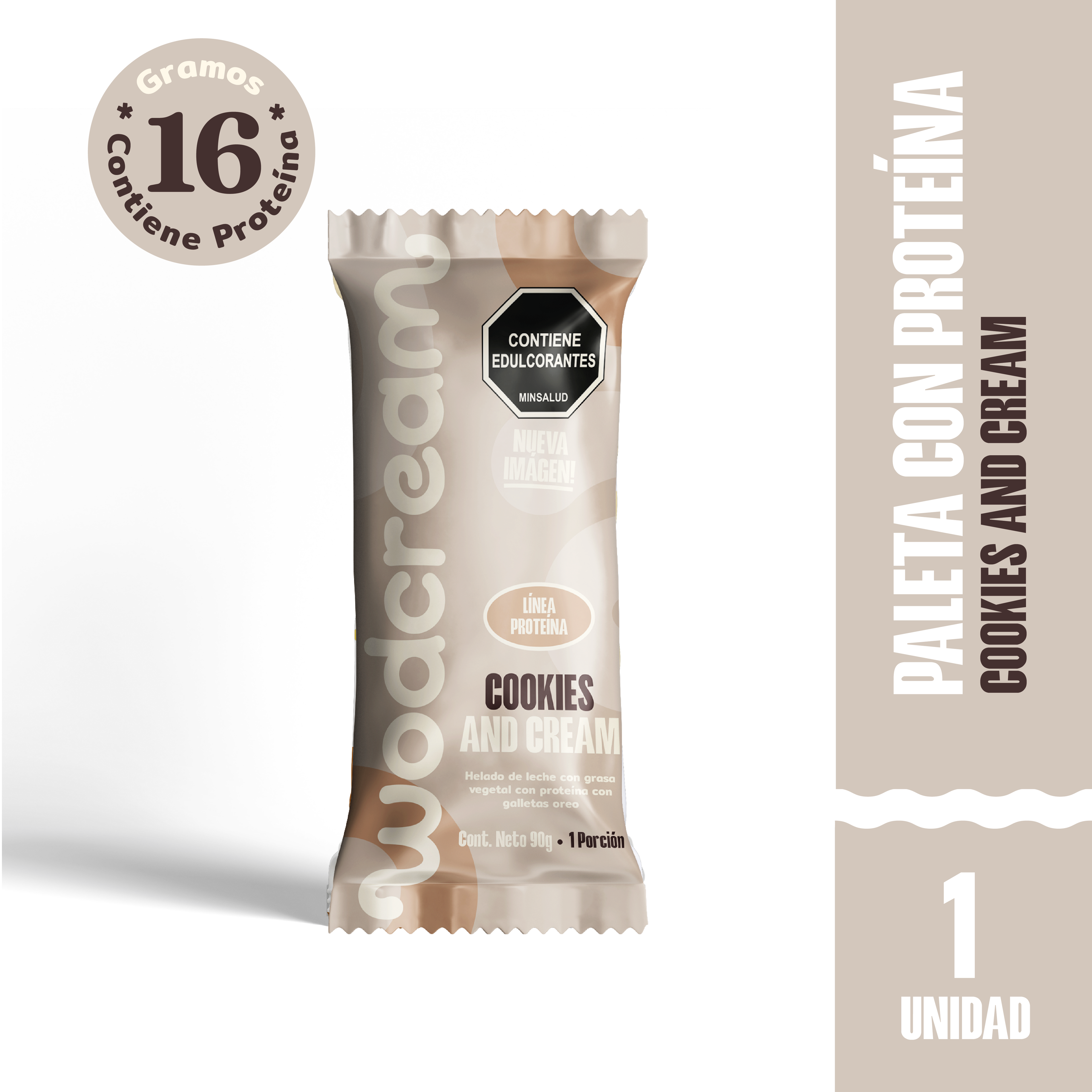 Paleta Cookies & Cream